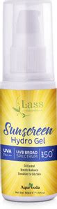 LASS NATURALS Sunscreen - SPF 50 PA+++ Sunscreen hydro gel with SPF 50 ...