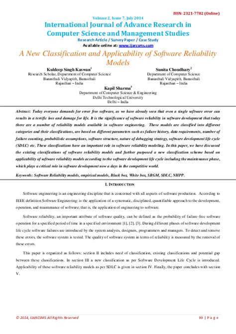 Image result for Software Reliability Models PDF Download