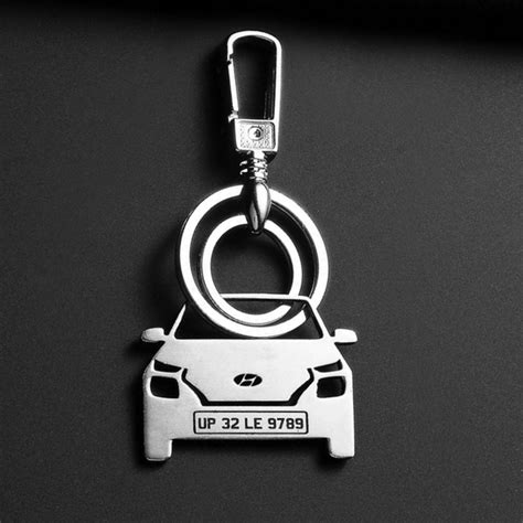 Buy Customized Number Plate Car Keychain Online at the Best Price