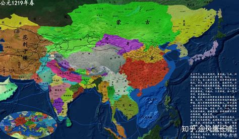 从地图看蒙古帝国与元帝国的关系 - 每日头条
