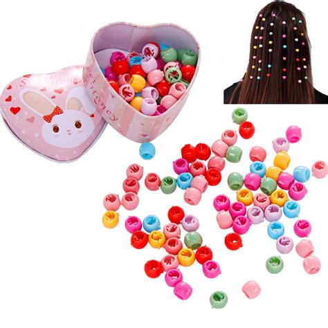 OCTCHOCO 80 Pcs Mini Hair Claw Clips Small Dreadlocks Beads Cuffs Hair ...