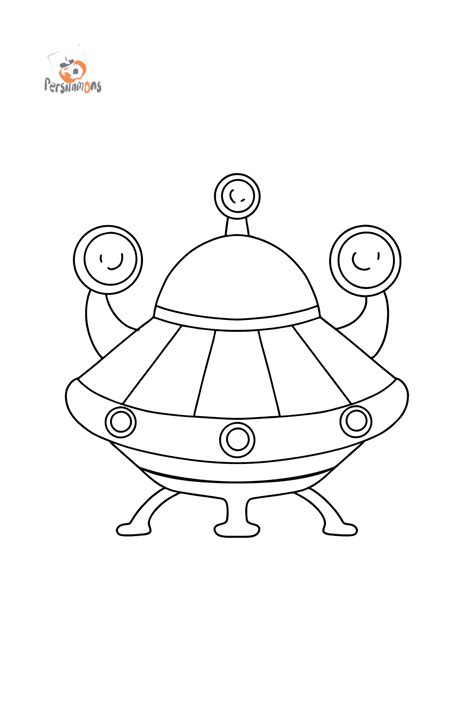 Image result for Alien Spaceship Coloring Pages