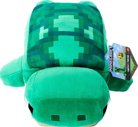 Buy Minecraft Large Turtle Plush, Video-Game Character 12-in Floppy ...
