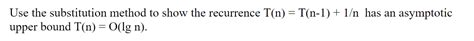 Substitution Method Recurrence 的图像结果