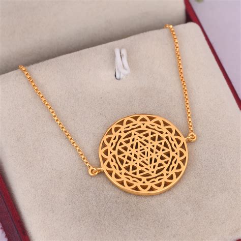 Shree Chakra Bracelet with Chain – Self Love Jewels