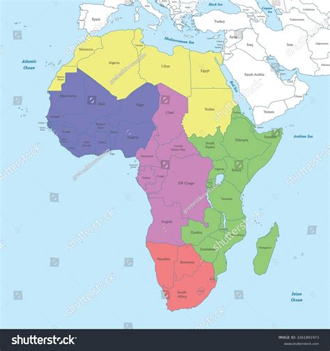 Borders Of Africa