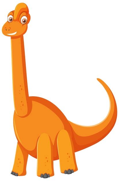 Leuke Brachiosaurus Dinosaurus Cartoon | Gratis Vector