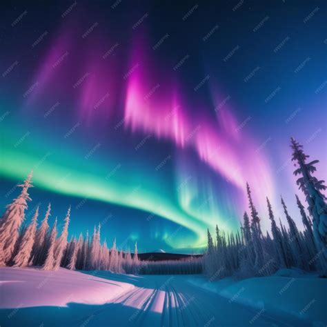 Premium Photo | Beautiful northern lights in lapland sweden beautiful ...