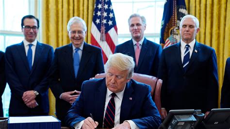 Coronavirus: Trump signs $2 trillion stimulus package