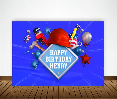 Buy Construction Birthday Party Decoration Backdrop | Party Supplies ...