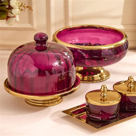 Buy Maya Neale Stainless Steel Cake Stand with Glass Lid from Home ...