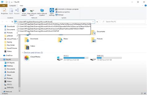 Image result for AutoRecover File Location