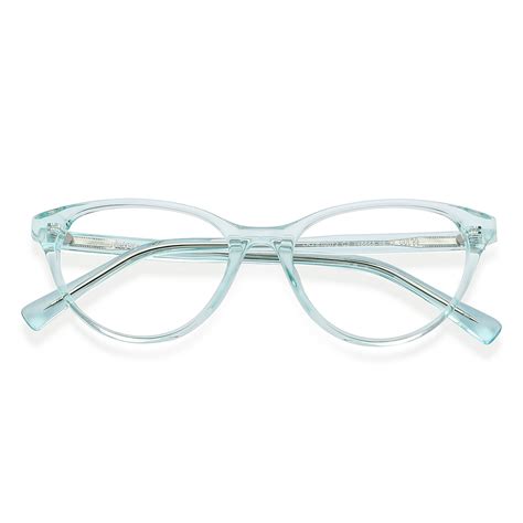 Buy Kids Glasses: Green Transparent Full Rim Cat Eye Kids 5-8 yrs ...