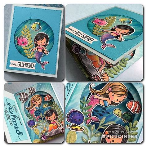 Image result for Handmade Shadow Box Card