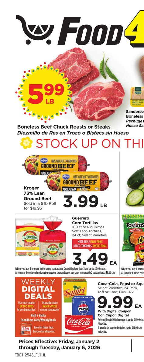 Food 4 Less California Weekly Ad January 2 - 6, 2026 | WeeklyAds2