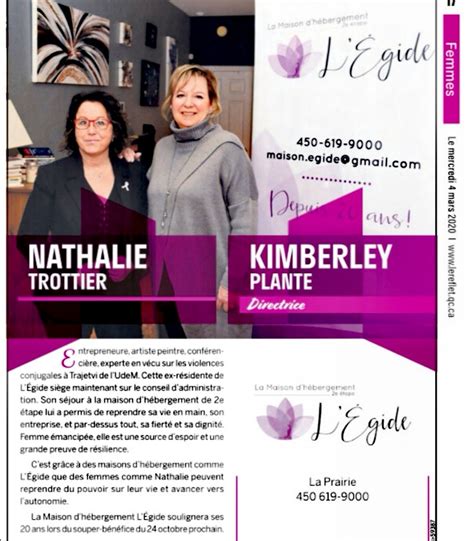 Hommage à elles ! FEMMES D’AFFAIRES… — Nathalie Trottier conférencière ...