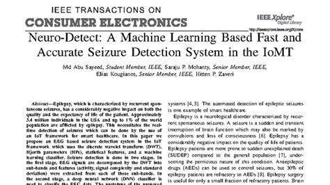 Neuro-Detect: A Machine Learning-Based Fast & Accurate Seizure ...