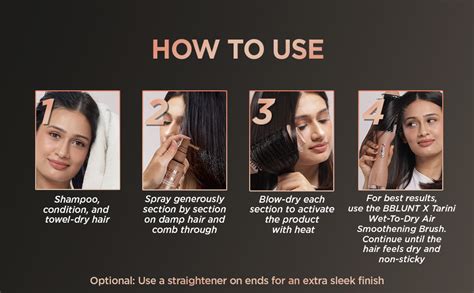 Buy BBLUNT x TARINI INSTANT SMOOTH ANTI-FRIZZ HAIR SPRAY For Glass-Like ...