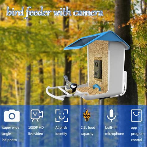 Buy Smart Bird Feeder Camera,Intelligent Bird Feeder Camera, AI ...