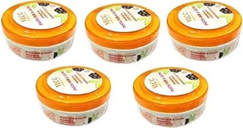 VLCC Fair and Glow Moistorizing Cold Cream Set of 5 (375 G) : Amazon.in ...