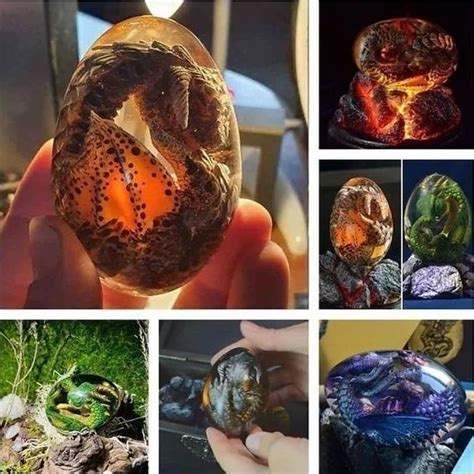 Lava Dragon Egg, Dream Crystal Transparent Dragon Egg, Dragon Egg ...