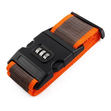 ZHuidjo Nylon Safety Coded Lock Adjustable Luggage Strap Baggage ...