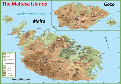 malta map