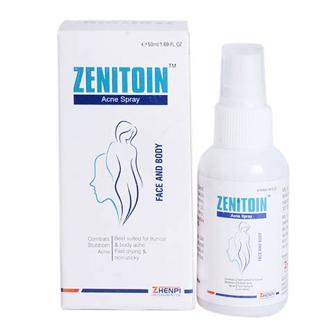 Zenitoin Acne Spray 50 ml Price, Uses, Side Effects, Composition ...