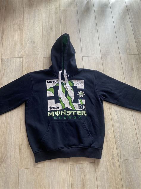DC × Streetwear × Vintage DC monster energy hoodie og vintage y2k boxy ...