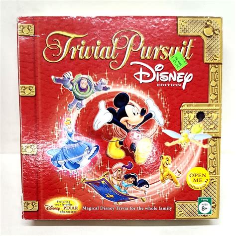 Trivial Pursuit Disney Edition Board Game TV Show Cartoon PIXAR Family ...