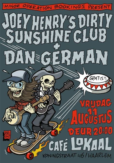 MOB presents JOEY HENRYS DIRTY SUNSHINE CLUB & DAN GERMAN, Lokaal ...