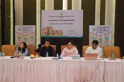 EDII Champions Green Entrepreneurship, Inclusive Growth at Kolkata ...