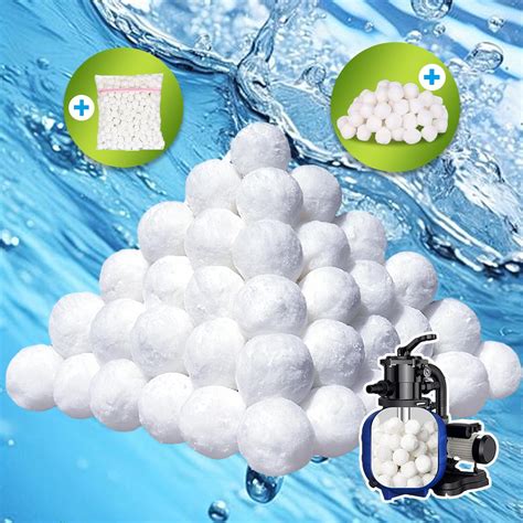 Amazon.com : Vahlbeste 1.77 Lbs Pool Filter Balls for Sand Filter ...