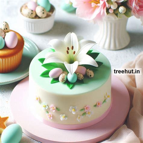 Easter Lily Cake Decoration Ideas