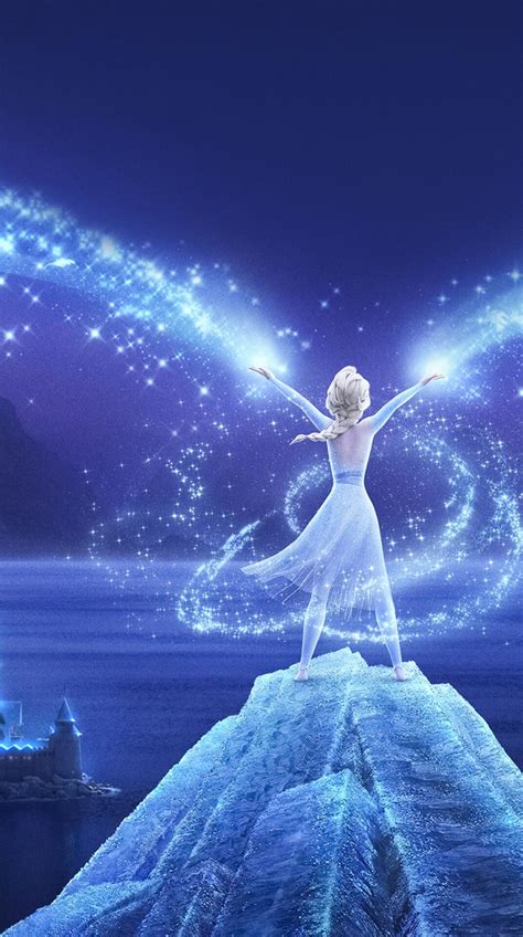 Wallpapers frozen 2 animation queen Elsa 1080x1920 iPhone 6S+/7+/8 ...