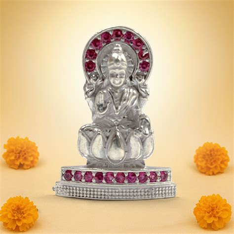 Pure 92.5 Silver Goddess Lakshmi Idol – Unniyarcha