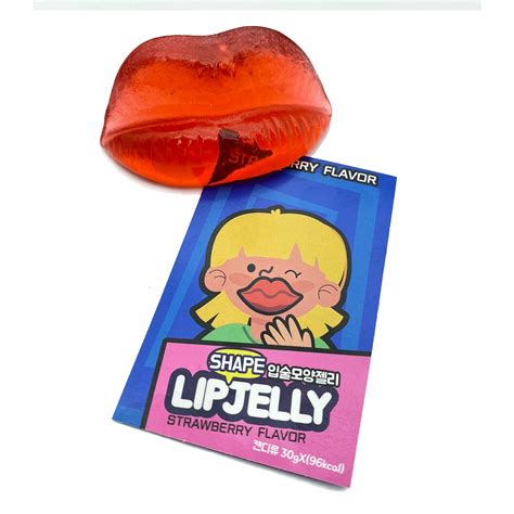 Buy Lip Jelly Shape style Jelly Fruity Snack TikTok Mukbang Challenge ...