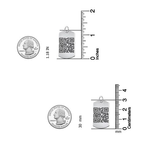 LeCalla - Buy Personalised 925 Sterling Silver Photo QR Code Reversible ...