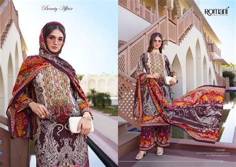 Romani Mahira Vol 7 Cotton Digital Print With Work Dress Material