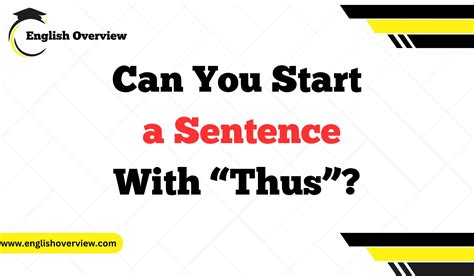 Sentence Structure - English Overview