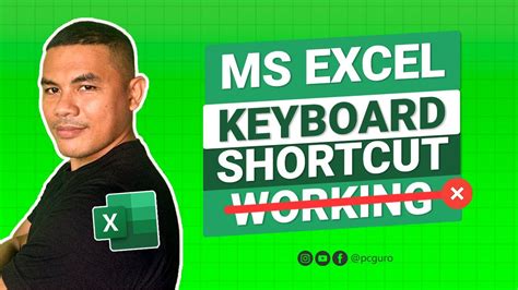 Microsoft Excel Keyboard Shortcut ALT+F11 Not Working - YouTube