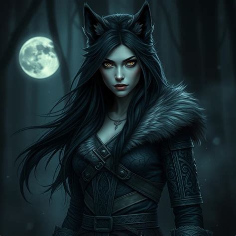 Mystical Human-Wolf Hybrid: A Nordic Enchantment