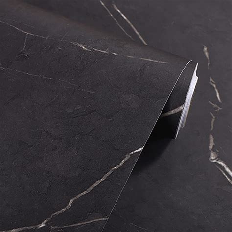 GLUN Marble Wallpaper Furniture Sticker (45 x 100 cm) Kitchen Counter ...