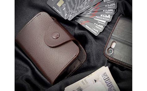 Buy Storite 11 Slot Leather Credit Debit Card Holder Wallet for Men and ...
