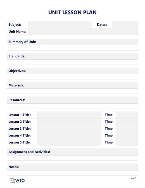 Free Lesson Plan Format 的图像结果