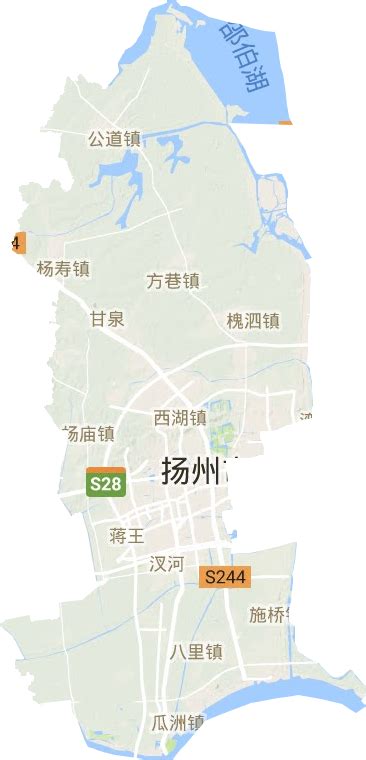 邗江区地图,扬州广陵区地图 - 伤感说说吧