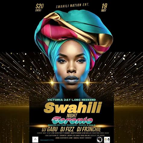Swahili Night Toronto Victoria Day Long Weekend, 1695 Dufferin St ...