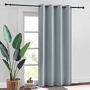 Buy Urban Space Thermal Insulated Blackout Solid Semi Sheer Curtains 8 ...