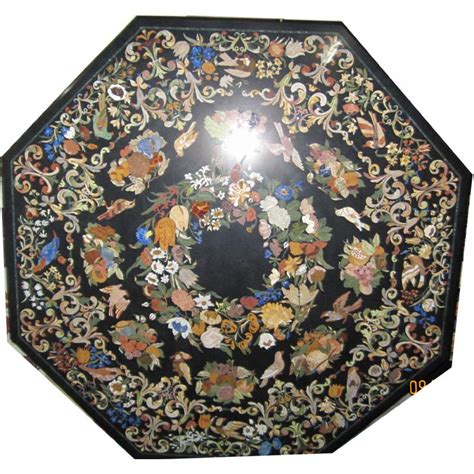 Marble Inlay Pietra Dura Bird Plaque Wall Floor Insert Decorative ...