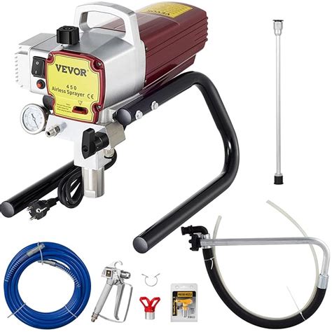 Buy VEVOR Pro Airless Wall Paint Sprayer 1500W Electric Sprayer Gun Kit ...